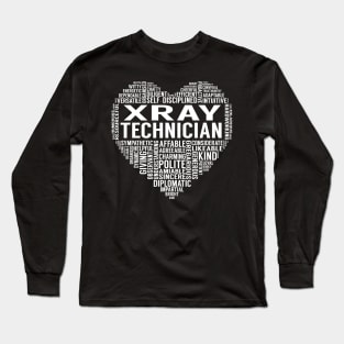 Xray Technician Heart Long Sleeve T-Shirt